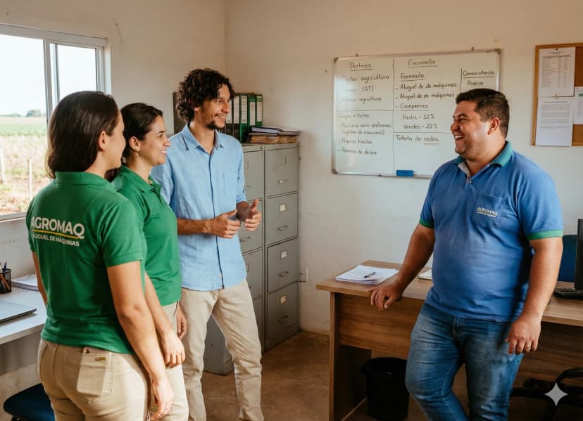 Foco total no sucesso do cliente e resultados reais